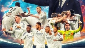 开云体育在线-直指国王杯！安切洛蒂社媒发布个人海报：加油，马德里！